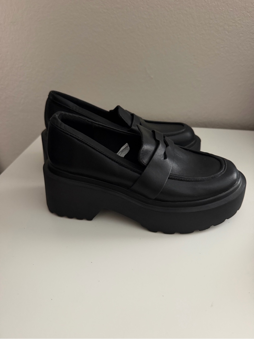 wild fable Black Platform Penny Loafers
